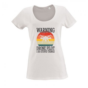 Drón - Warning Női O Nyakú...