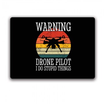 Drón - Warning Egérpad