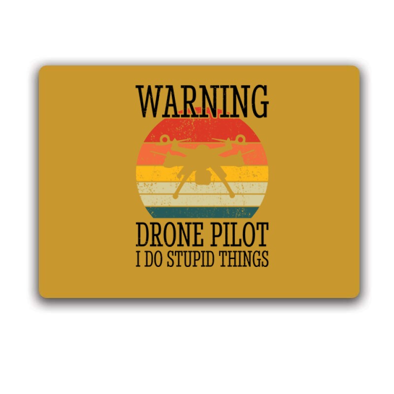 Drón - Warning Egérpad