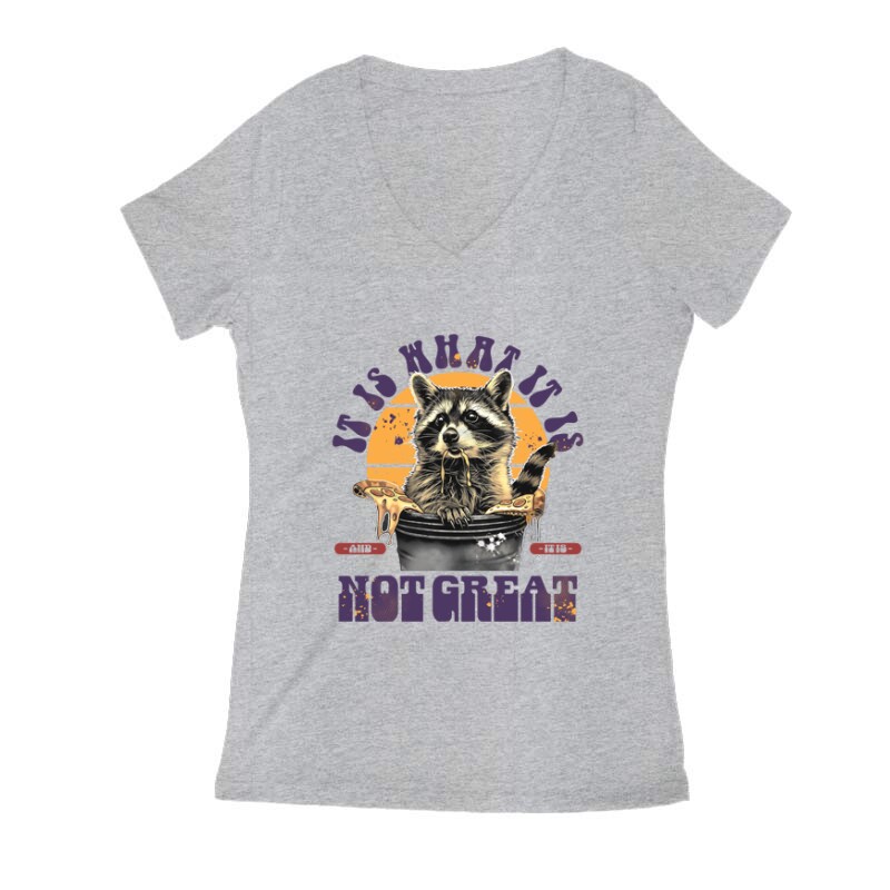 It is What it is Női V Kivágott póló