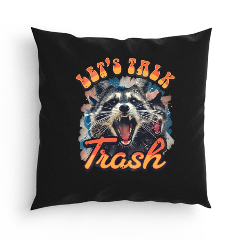 Let_s Talk Trash Párna