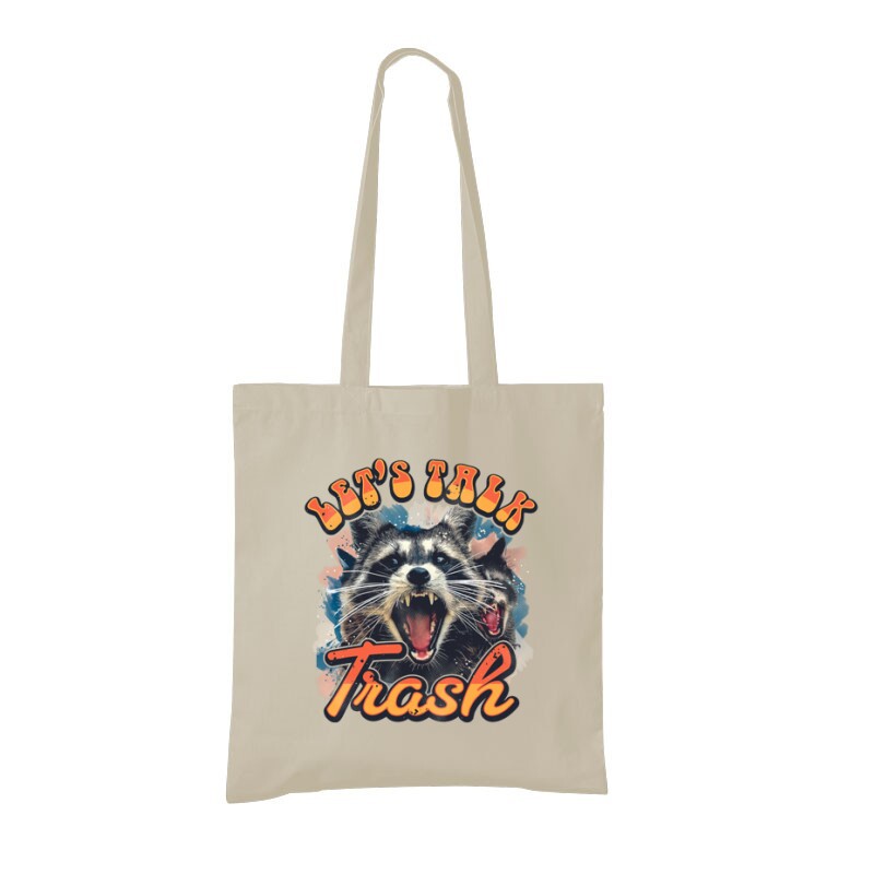 Let_s Talk Trash Bevásárló Táska