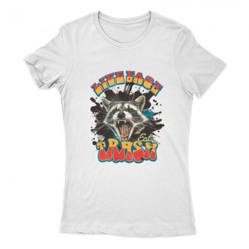 Live Fast Eat Trash Női Póló