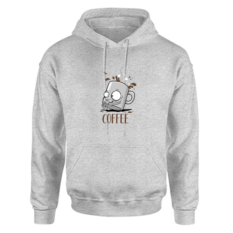 Coffee Addict Unisex Kapucnis Pulcsi