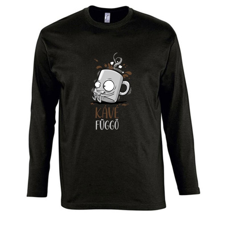 Kávé függő Hosszú Ujjú Póló