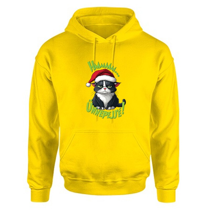 hmmm... Ünnepejjé Unisex Kapucnis Pulcsi