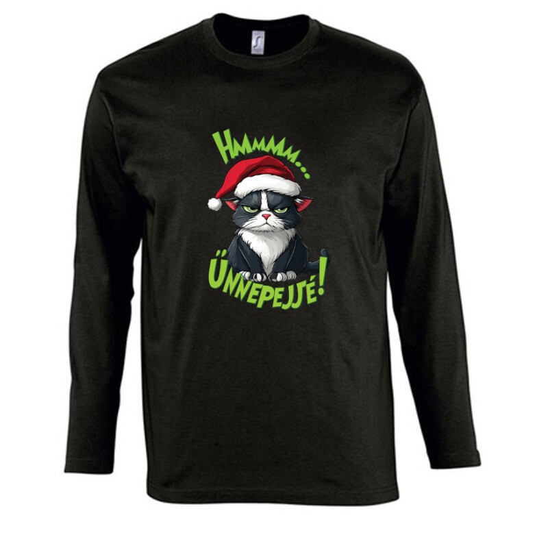 hmmm... Ünnepejjé Hosszú Ujjú Póló