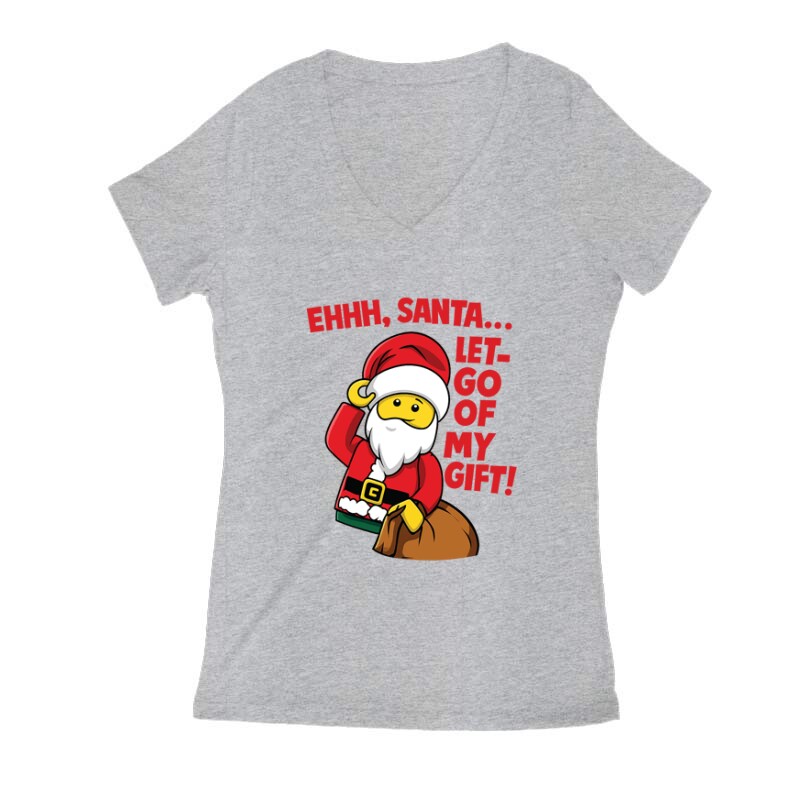 Let - go of my gift Női V Kivágott póló
