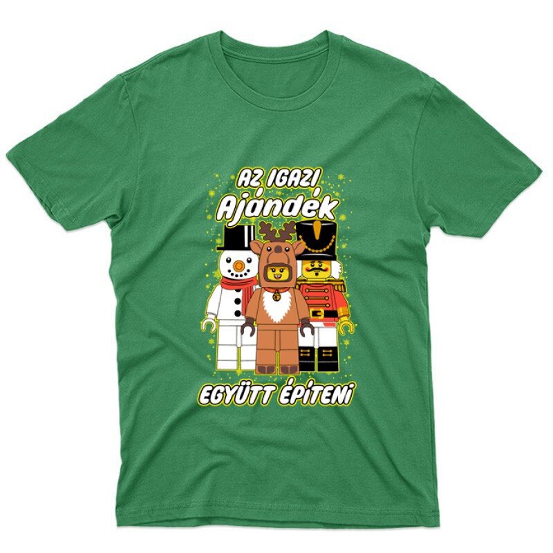 Az igazi ajándék - együtt építeni Unisex Póló