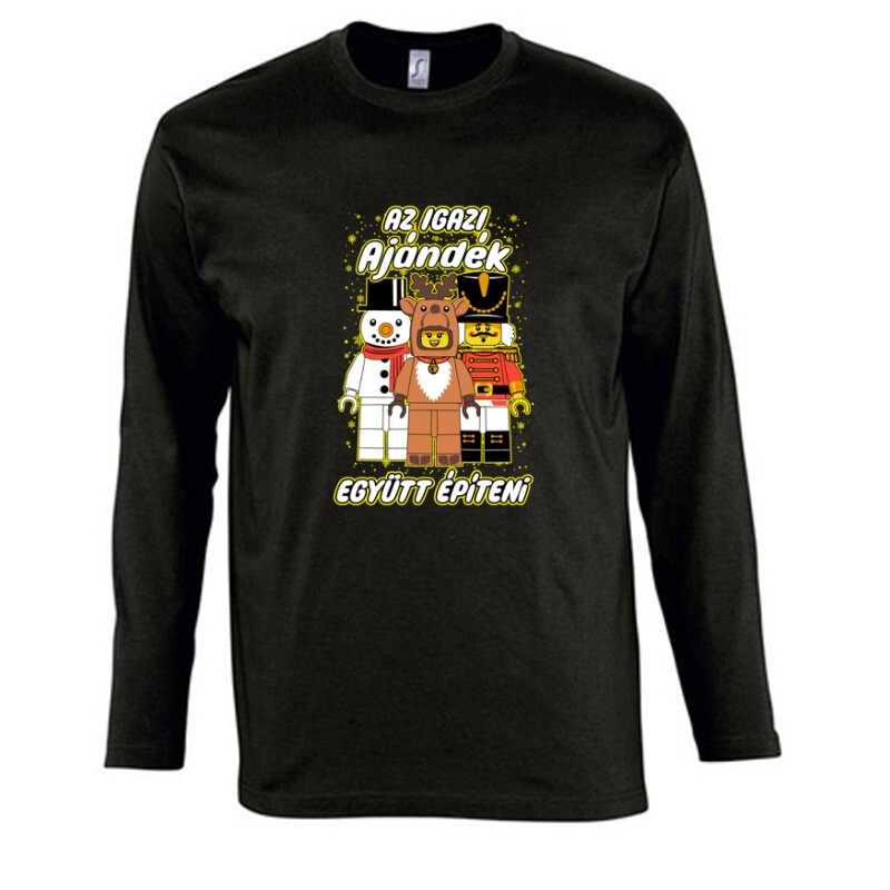 Az igazi ajándék - együtt építeni Hosszú Ujjú Póló