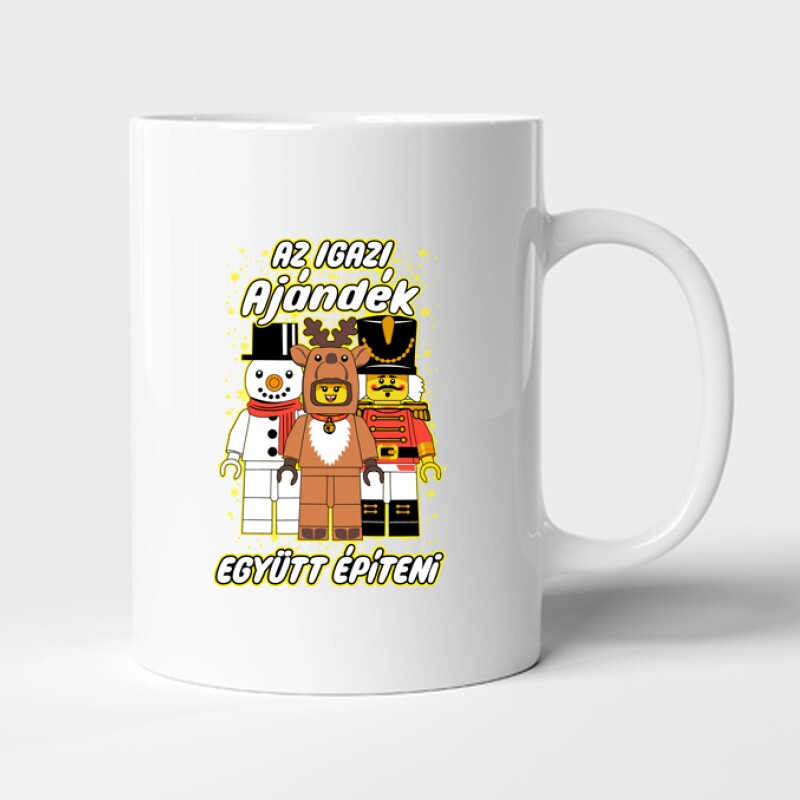 Az igazi ajándék - együtt építeni Bögre