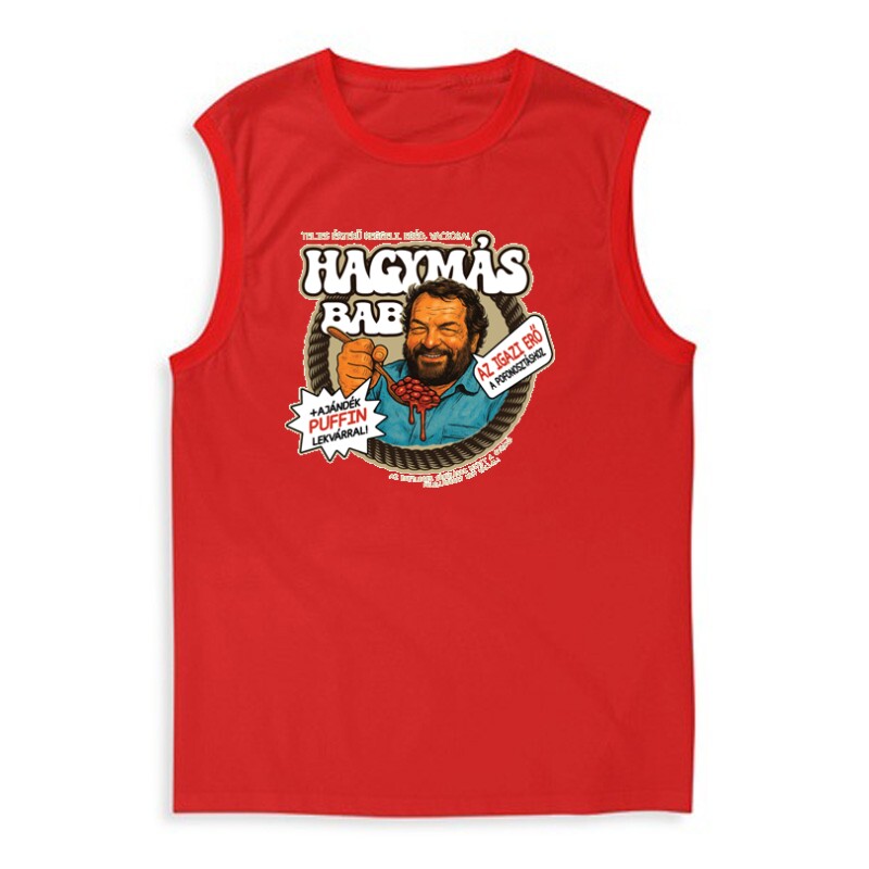 Hagymás bab Bud Spencer Férfi Trikó