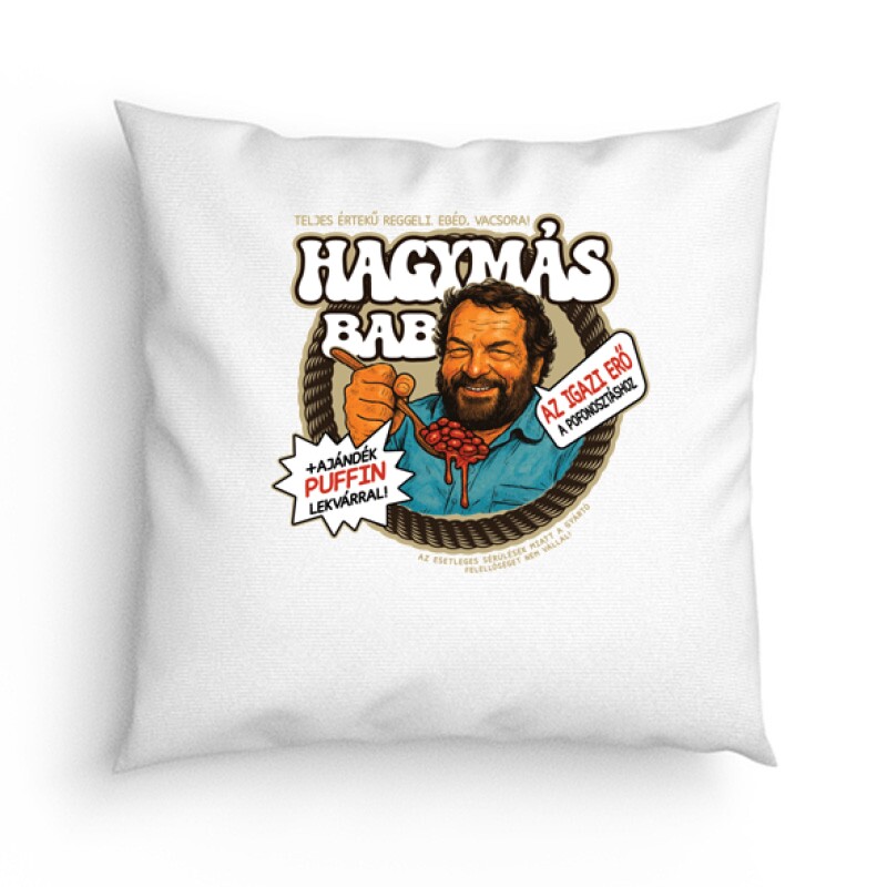 Hagymás bab Bud Spencer Párna