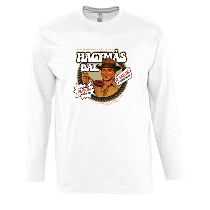 Hagymás bab Terence Hill Hosszú Ujjú Póló