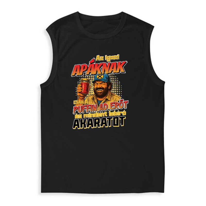 Az igazi apáknak csak a puffin ad erőt Férfi Trikó