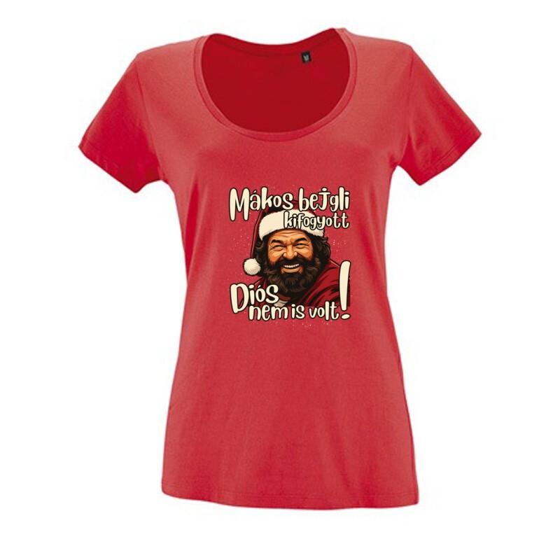 Mákos bejgli kifogyott diós nem is volt! Női O Nyakú Póló