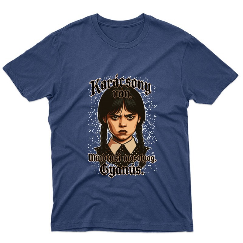 Karácsony van.Mindenki mosolyog, gyanús Unisex Póló