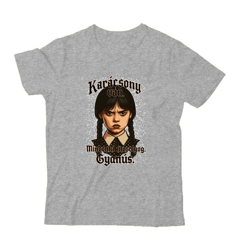 Karácsony van.Mindenki mosolyog, gyanús Gyermek Póló