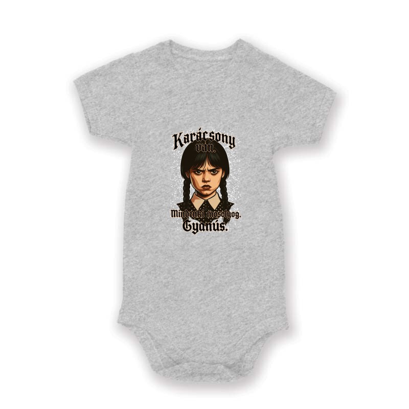 Karácsony van.Mindenki mosolyog, gyanús Baby Body