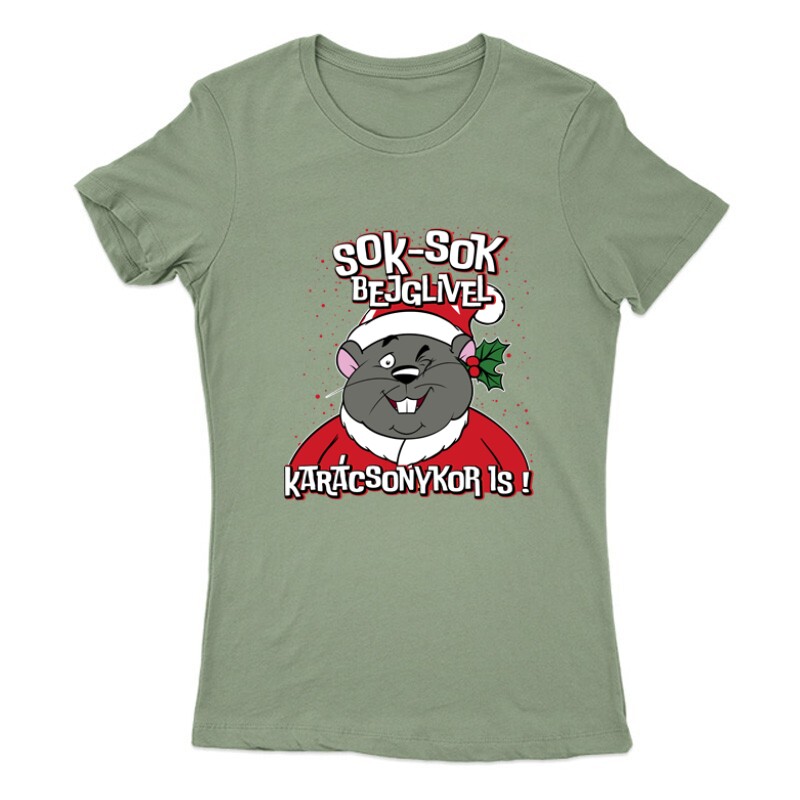 Sok-sok bejglivel karácsonyykor is (Lusta Dick) Női Póló
