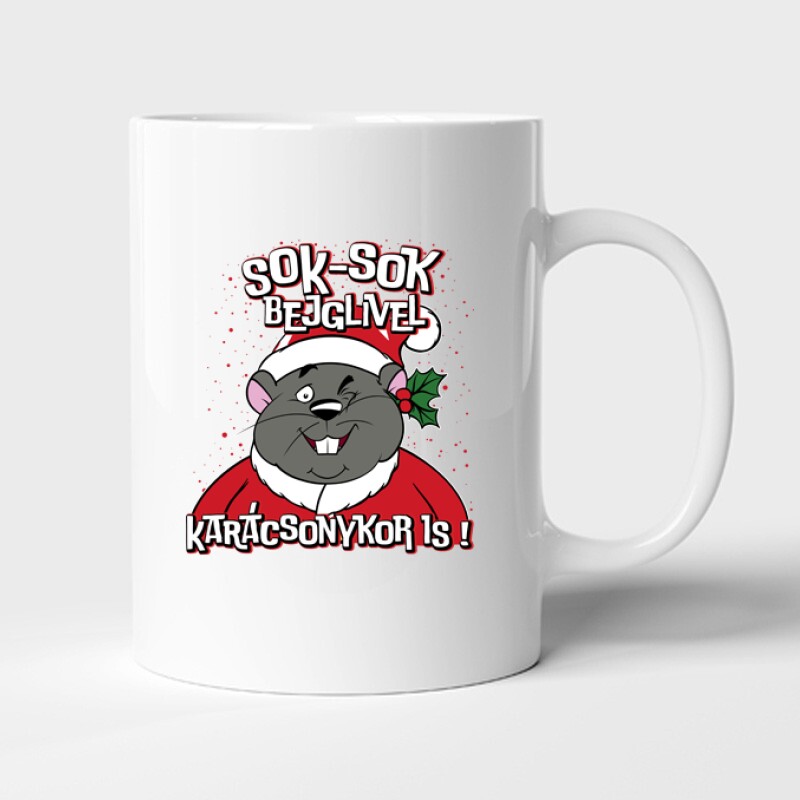 Sok-sok bejglivel karácsonyykor is (Lusta Dick) Bögre