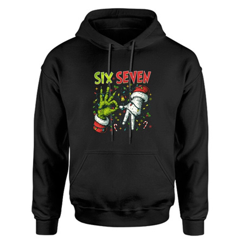 Six seven 67 Unisex Kapucnis Pulcsi