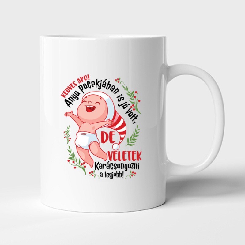 Veletek karácsonyozni a legjobb ! Bögre