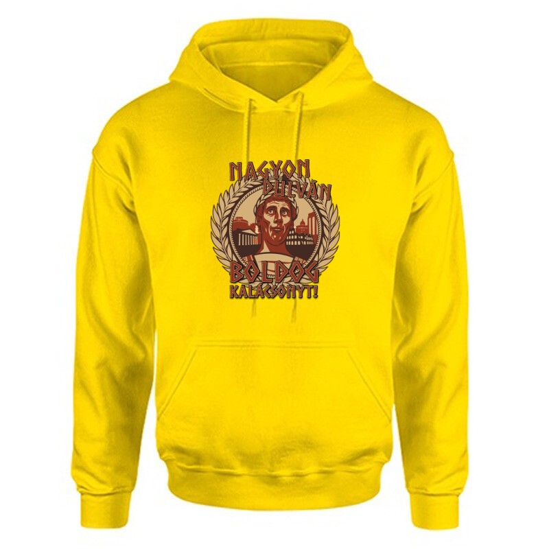 Nagyon dulván Boldog kalácsonyt! Unisex Kapucnis Pulcsi