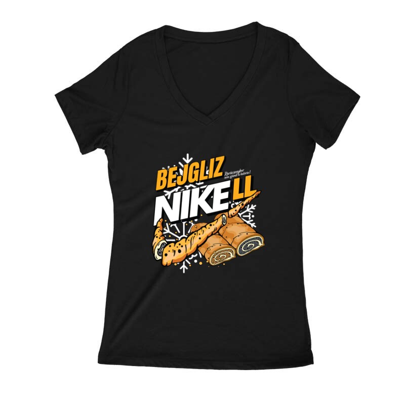 Bejglizni kell Női V Kivágott póló