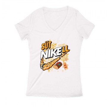 Sütni kell Női V Kivágott póló