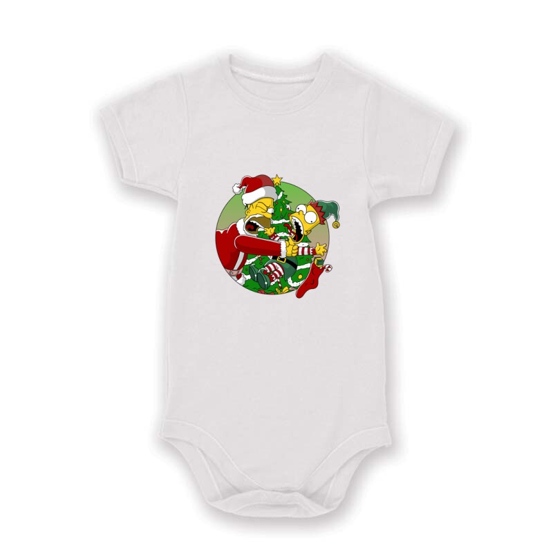 Családi karácsony Bart Simpson Baby Body