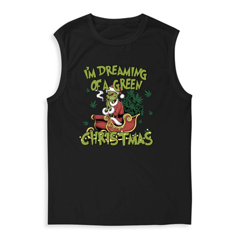 I'm dreaming of a green christmas Férfi Trikó