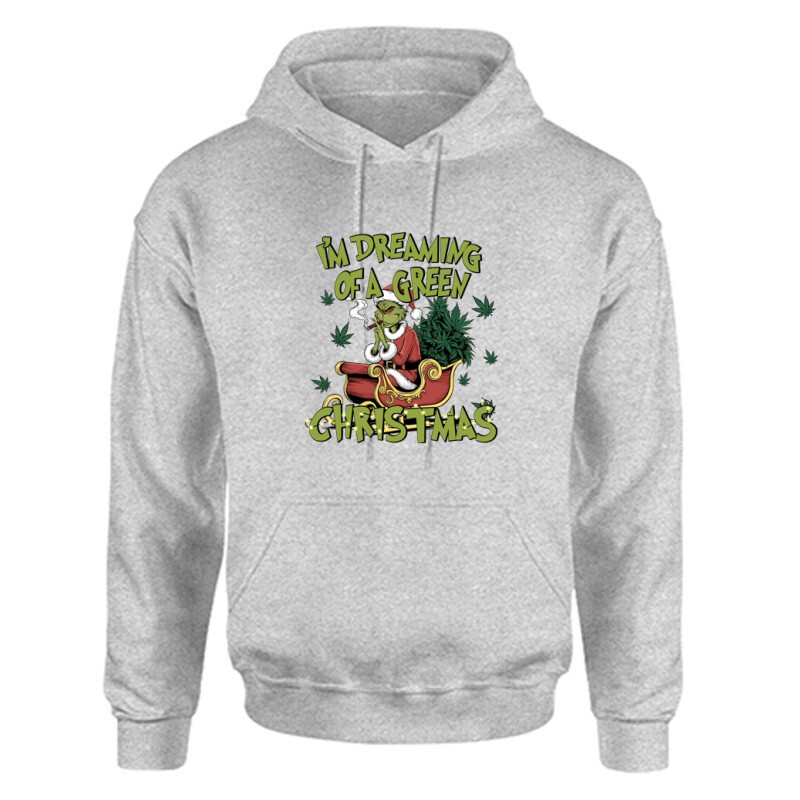 I'm dreaming of a green christmas Unisex Kapucnis Pulcsi