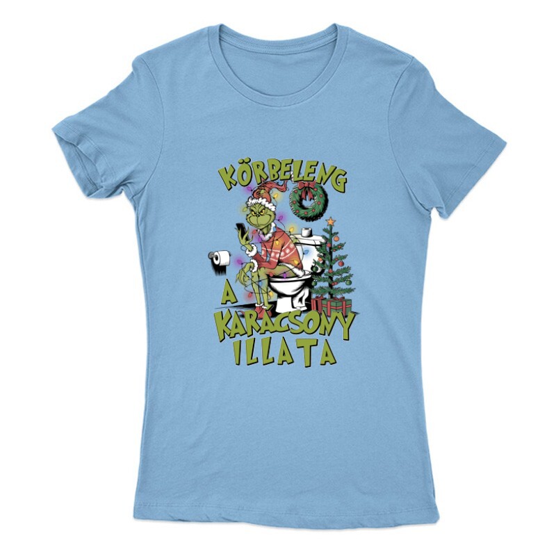 Körbeleng a karácsony illata Női Póló