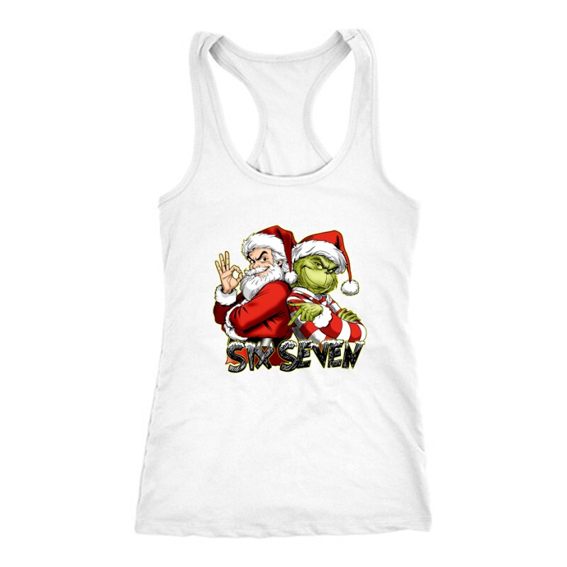 Six seven 67 grinch & Santa Claus Női Trikó