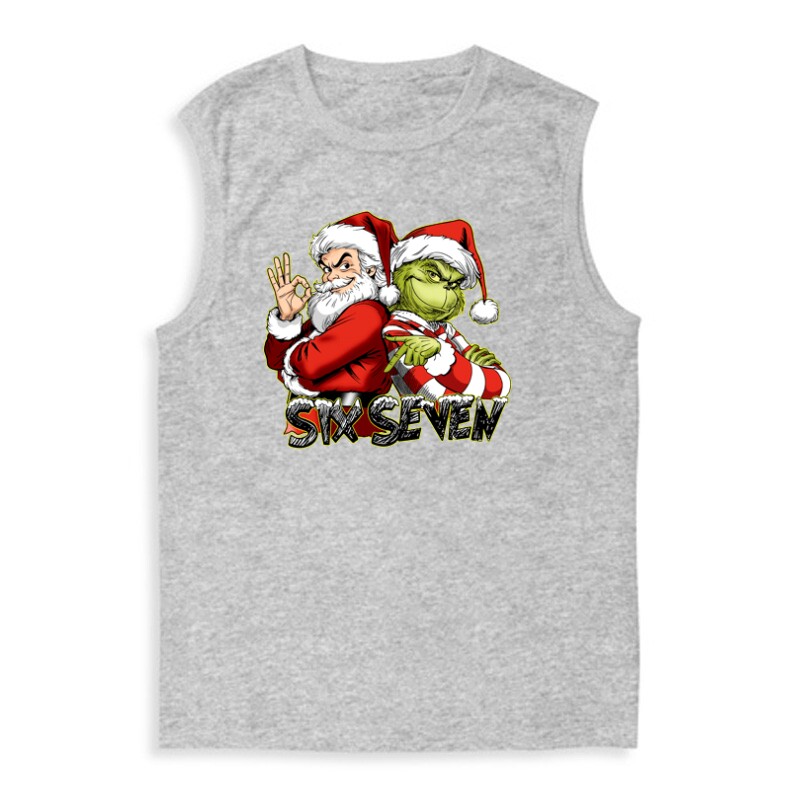 Six seven 67 grinch & Santa Claus Férfi Trikó