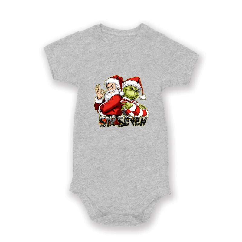 Six seven 67 grinch & Santa Claus Baby Body
