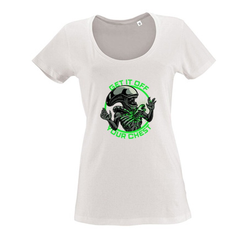 Get it off Your chest Női O Nyakú Póló