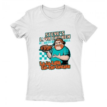 Steve's lava chicken Női Póló