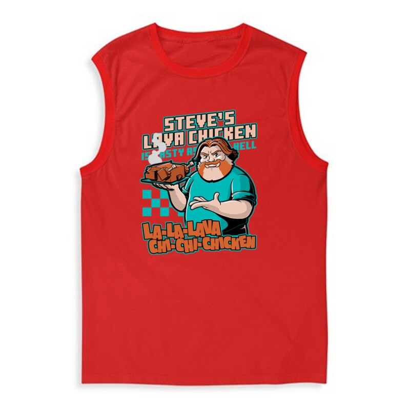 Steve's lava chicken Férfi Trikó