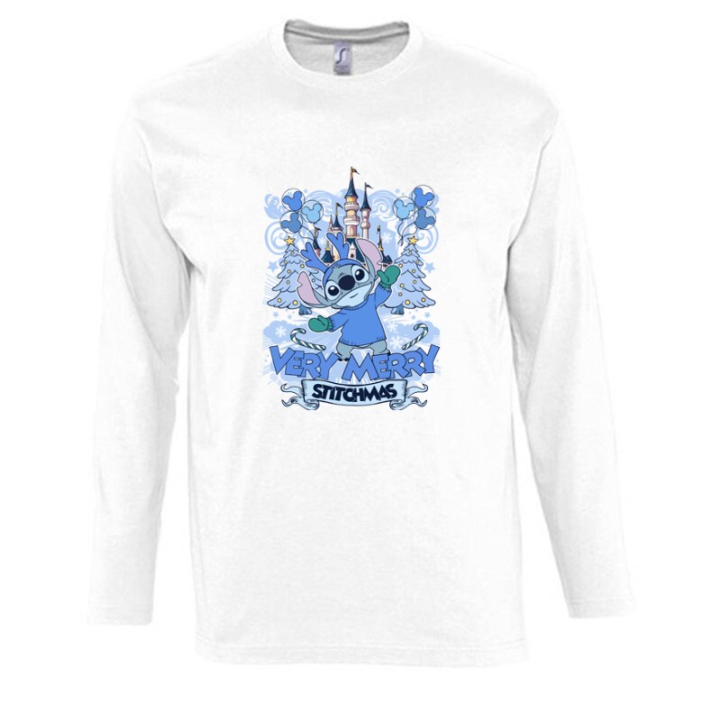 Very merry Stitchmas Hosszú Ujjú Póló