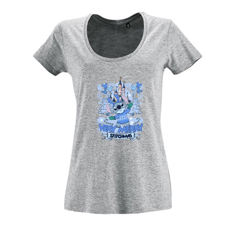 Very merry Stitchmas Női O Nyakú Póló