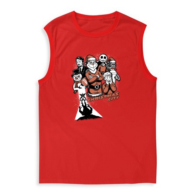 Christmas city Férfi Trikó