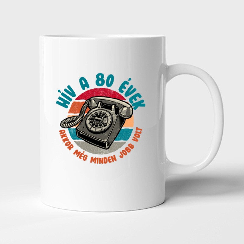 Hív a 80' évek Bögre