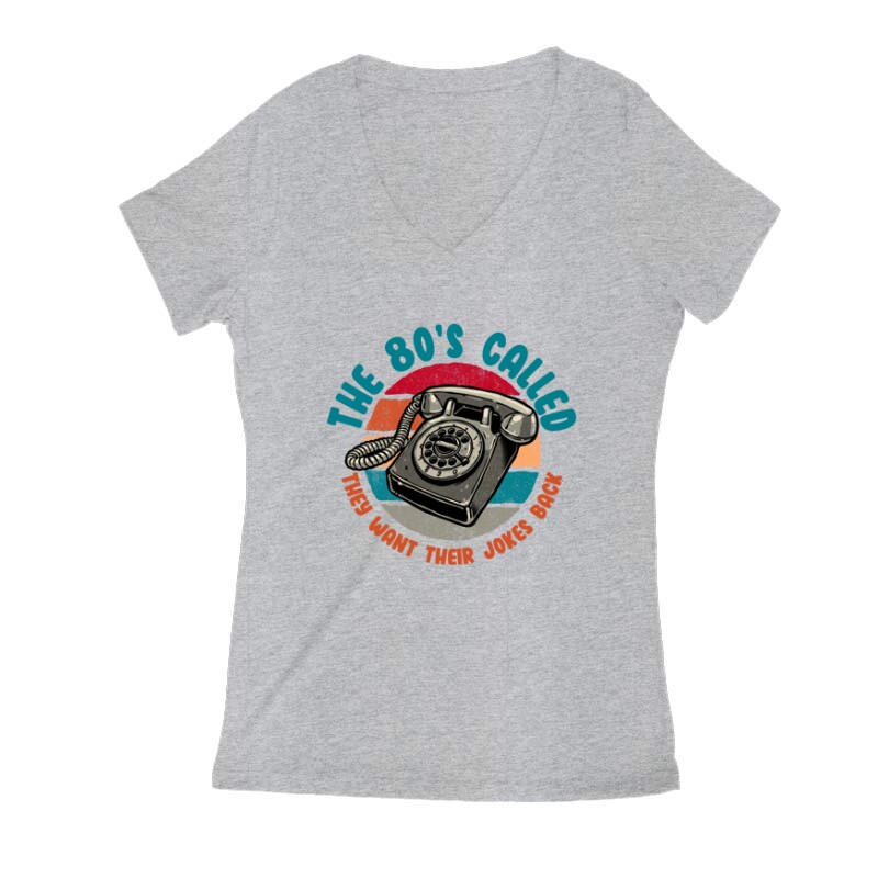 The 80's called Női V Kivágott póló