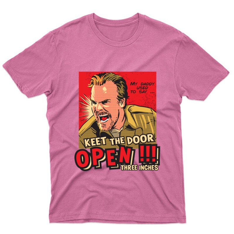 Keet the door open Unisex Póló