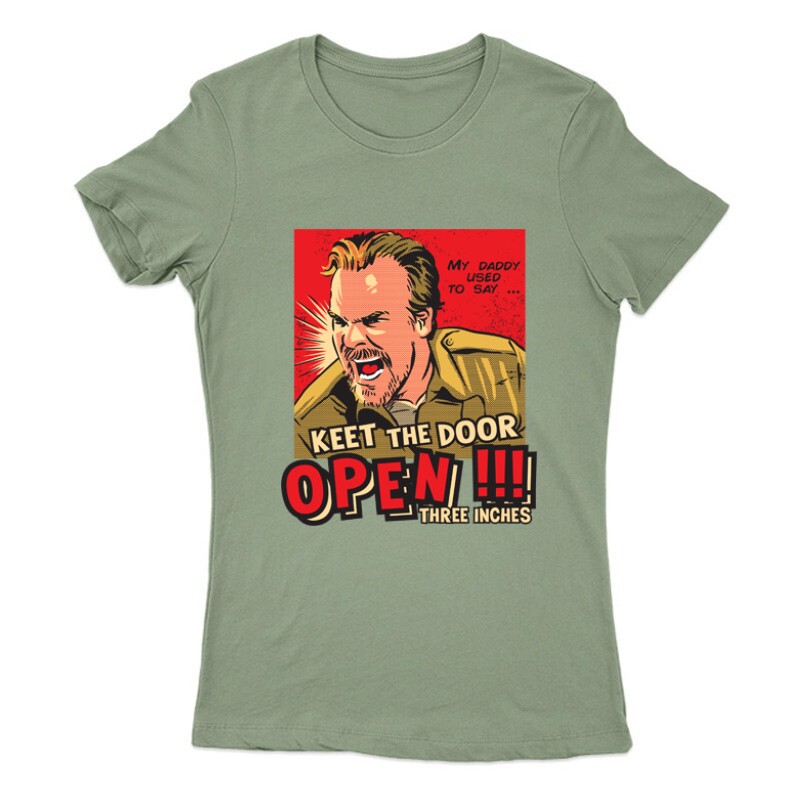 Keet the door open Női Póló