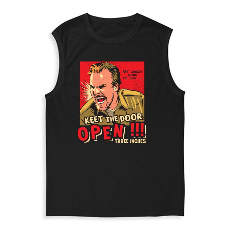 Keet the door open Férfi Trikó