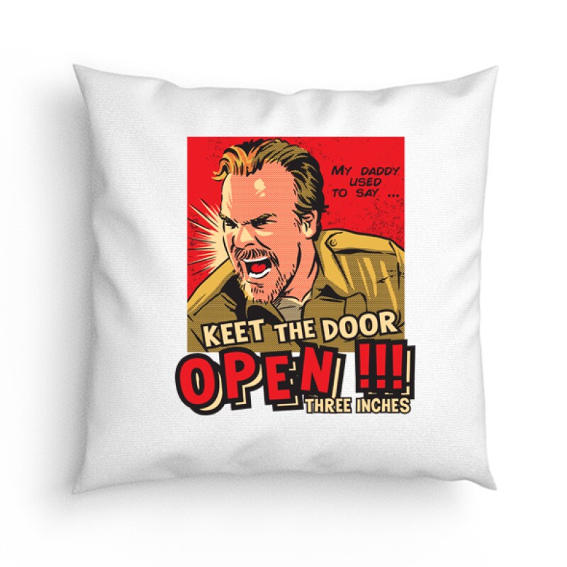 Keet the door open Párna