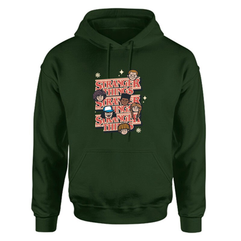 Stranger Things Kids Unisex Kapucnis Pulcsi